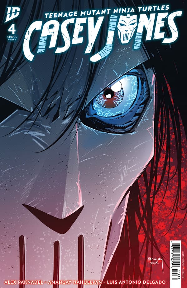 Cover image for TEENAGE MUTANT NINJA TURTLES: CASEY JONES #4 AMANCAY NAHUELPAN COVER
