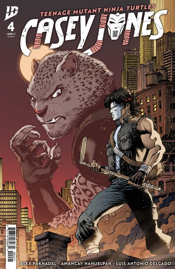 Cover image for Teenage Mutant Ninja Turtles: Casey Jones #4 Variant B (Kotian)