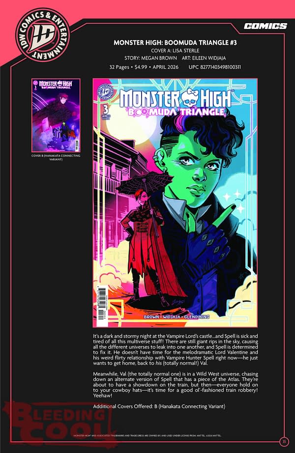 IDW April 2026 Full Solicits