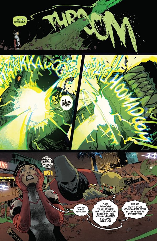 Interior preview page from GODZILLA #6 NIKOLA CIZMESIJA COVER