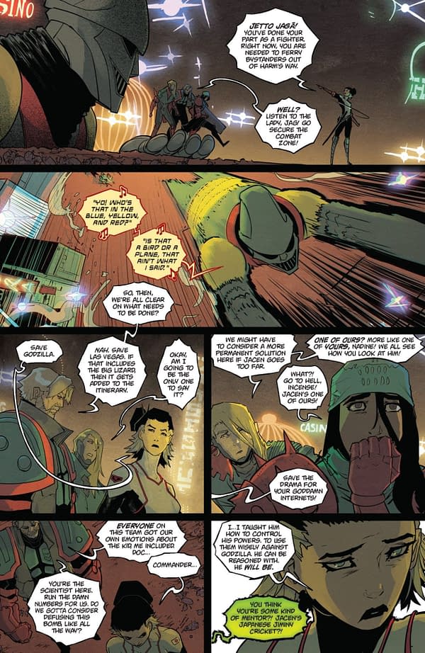 Interior preview page from GODZILLA #6 NIKOLA CIZMESIJA COVER