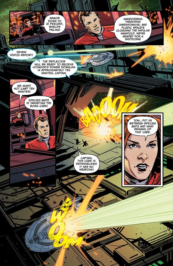 Interior preview page from STAR TREK: VOYAGER - HOMECOMING #4 ANGEL HERNANDEZ COVER