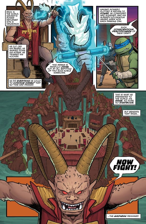 Interior preview page from TEENAGE MUTANT NINJA TURTLES: BATTLE NEXUS #2 BEN BISHOP COVER