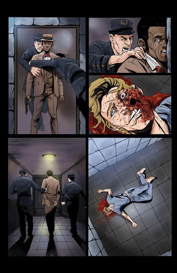 Interior preview page from The Thing on the Doorstep #1