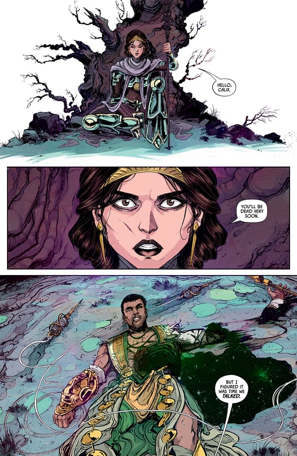 Interior preview page from MAGIC: THE GATHERING: UNTOLD STORIES - ELSPETH #3 CLAYTON COWLES COVER