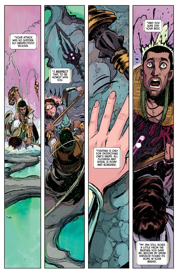 Interior preview page from MAGIC: THE GATHERING: UNTOLD STORIES - ELSPETH #3 CLAYTON COWLES COVER