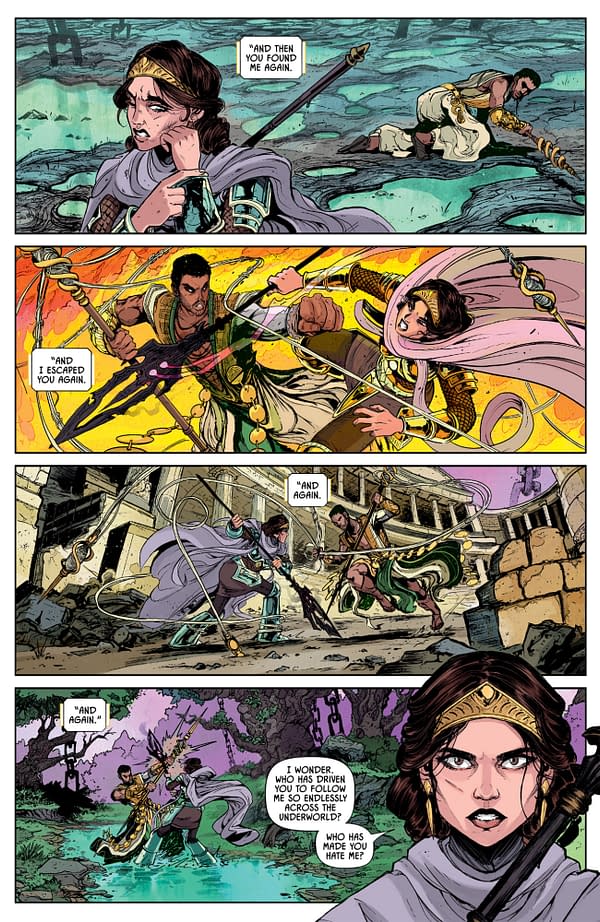 Interior preview page from MAGIC: THE GATHERING: UNTOLD STORIES - ELSPETH #3 CLAYTON COWLES COVER