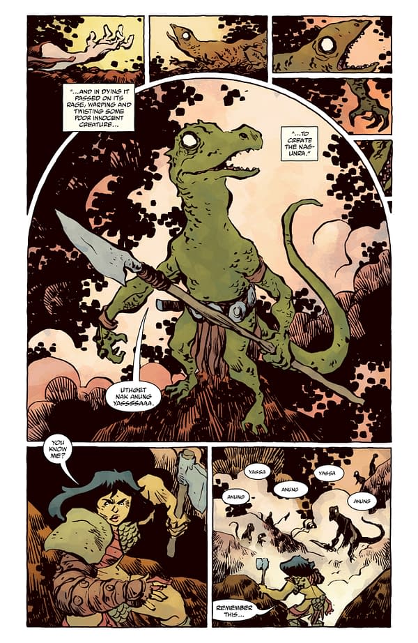 Interior preview page from MISS TRUESDALE AND THE RISE OF MAN #3 CLEM ROBINS COVER