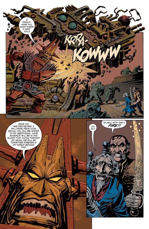 Interior preview page from CAPTAIN HENRY AND THE GRAVEYARD OF TIME #4 CLEM ROBINS COVER