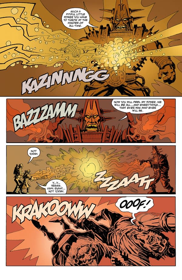 Interior preview page from CAPTAIN HENRY AND THE GRAVEYARD OF TIME #4 CLEM ROBINS COVER