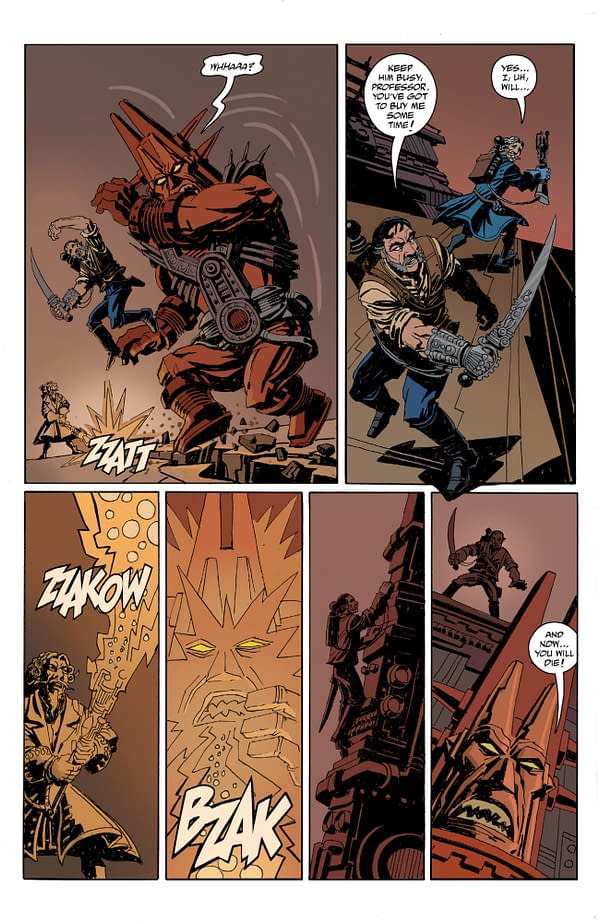 Interior preview page from CAPTAIN HENRY AND THE GRAVEYARD OF TIME #4 CLEM ROBINS COVER