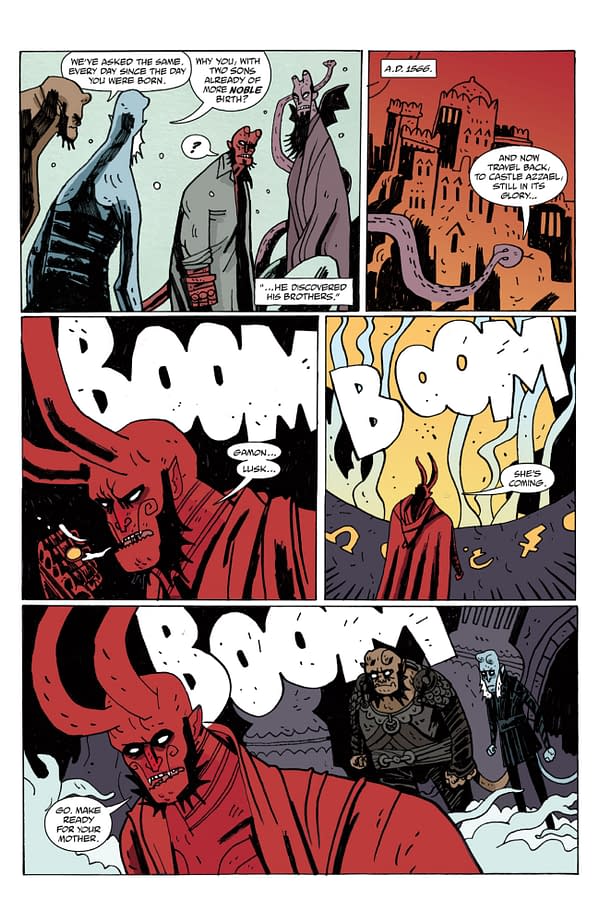 Interior preview page from THE CROWN: A TALE OF HELL #1 CLEM ROBINS COVER