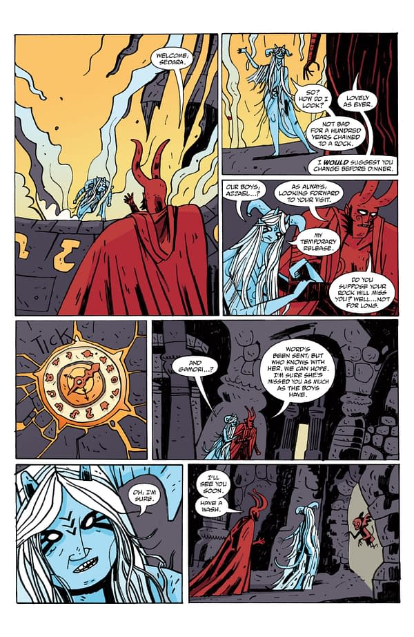 Interior preview page from THE CROWN: A TALE OF HELL #1 CLEM ROBINS COVER