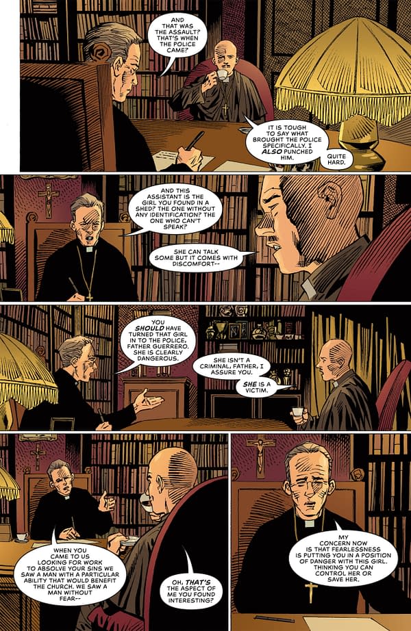 Interior preview page from DEVIL ON MY SHOULDER #3 JOSHUA REED COVER