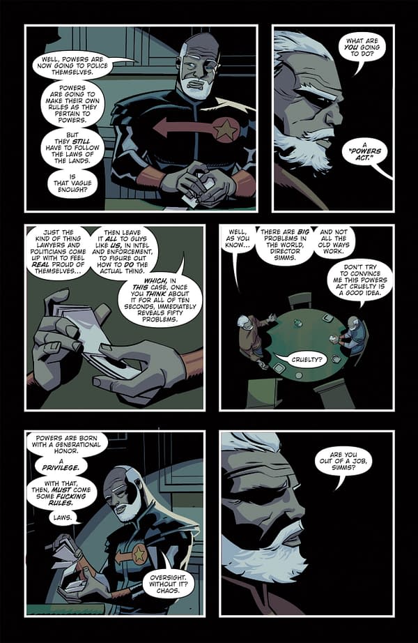 Interior preview page from POWERS 25 #6 JOSHUA REED COVER