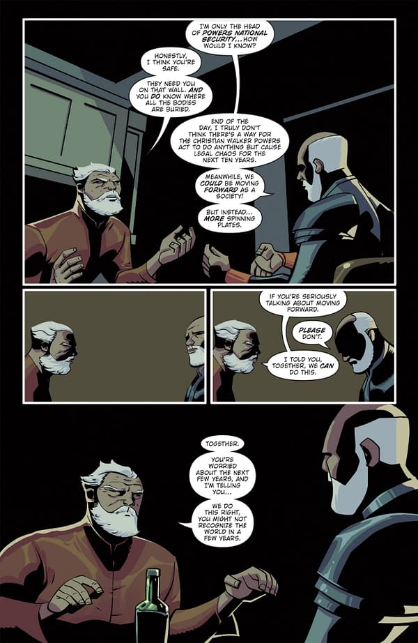 Interior preview page from POWERS 25 #6 JOSHUA REED COVER