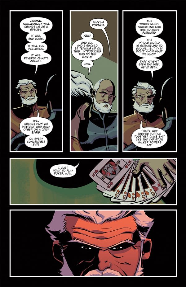 Interior preview page from POWERS 25 #6 JOSHUA REED COVER