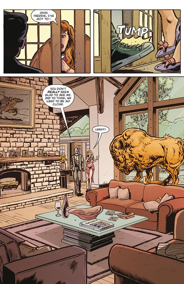 Interior preview page from AMERICAN CAPER #4 LEE LOUGHRIDGE COVER