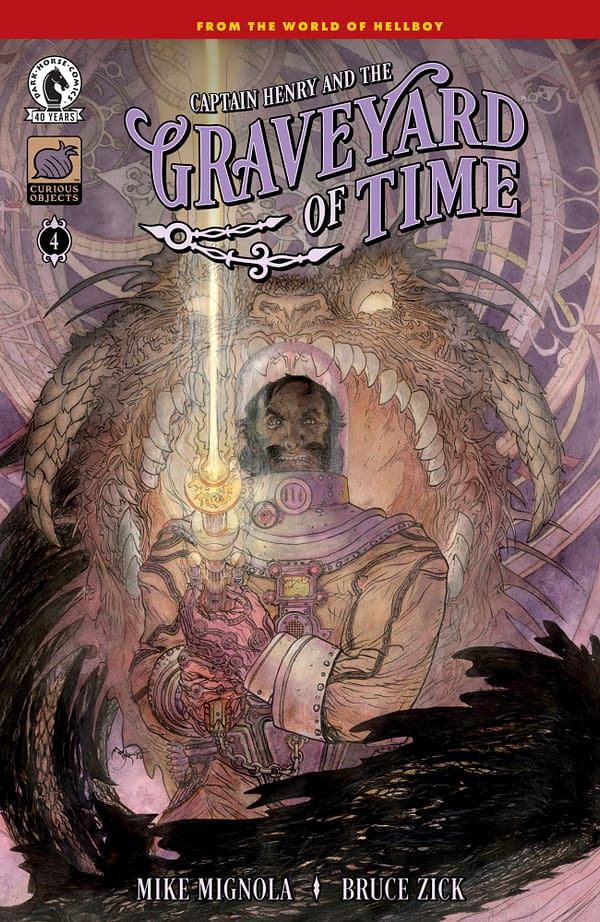 Cover image for Captain Henry and the Graveyard of Time #4 (CVR B) (Michael Kaluta)