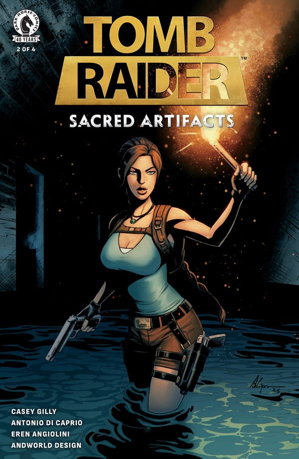 Cover image for TOMB RAIDER: SACRED ARTIFACTS #2 EREN ANGIOLINI COVER