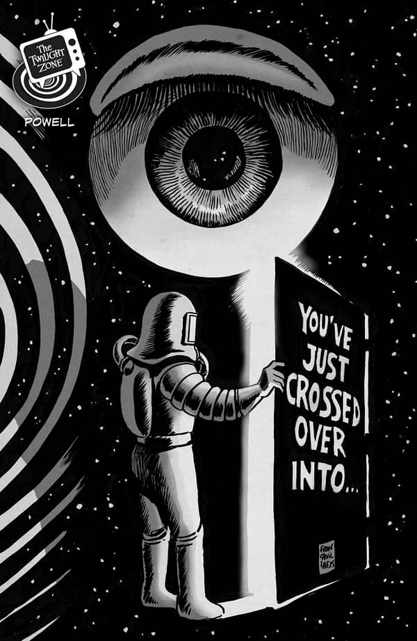 Cover image for The Twilight Zone #4 Variant B (Francavilla Connecting Cover)