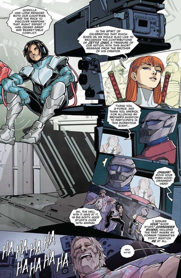 Interior preview page from GODZILLA #7 JONATHAN URIBE COVER