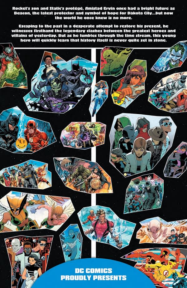 Interior preview page from New History of the DC Universe: The Dakota Incident #1