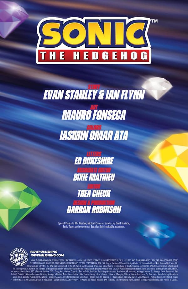 Interior preview page from SONIC THE HEDGEHOG #84 MIN HO KIM COVER