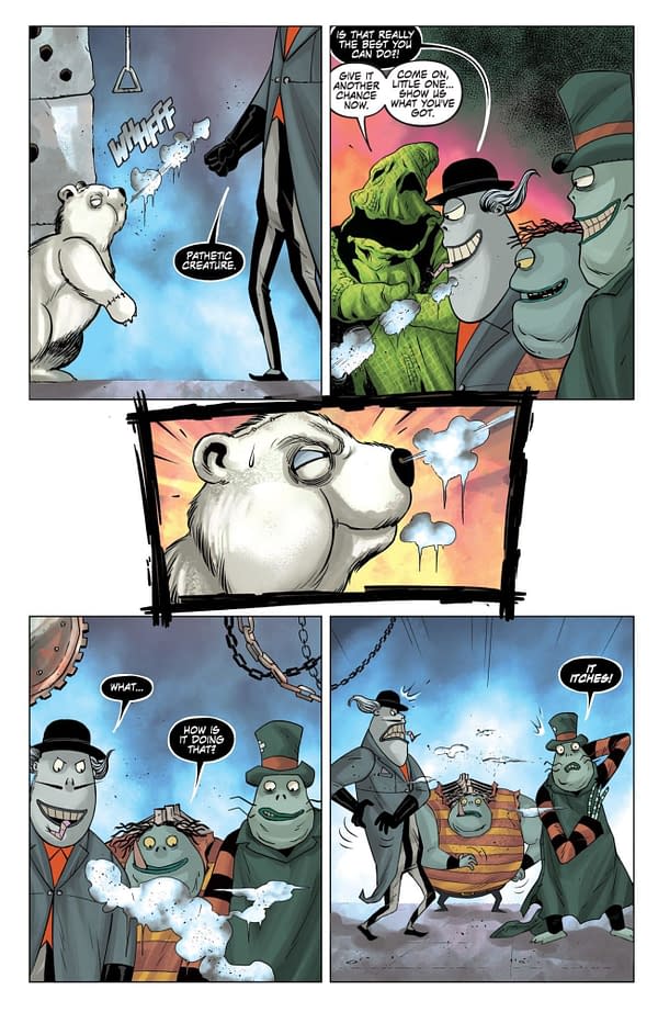 Interior preview page from Nightmare Before Christmas: The Shiver of Christmas Town #2
