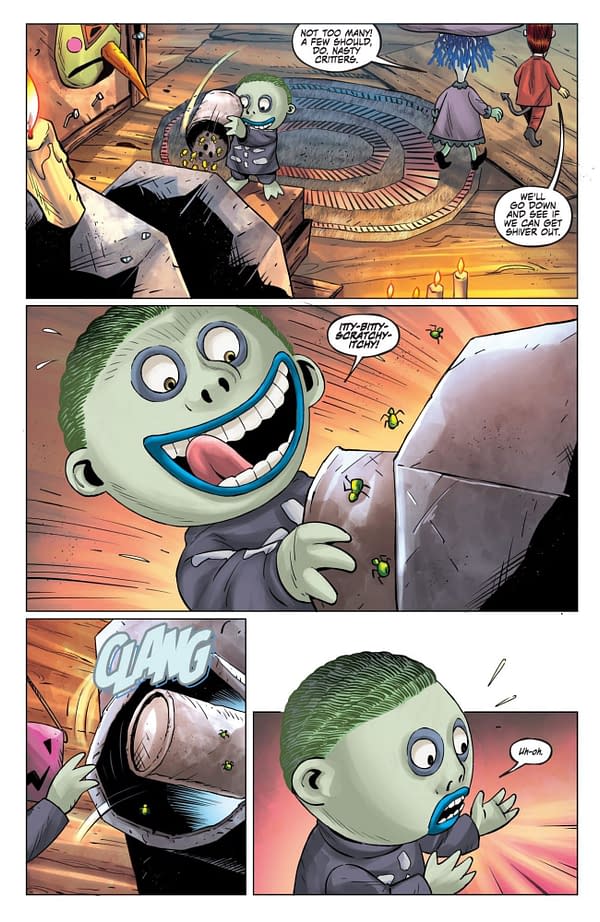 Interior preview page from Nightmare Before Christmas: The Shiver of Christmas Town #2