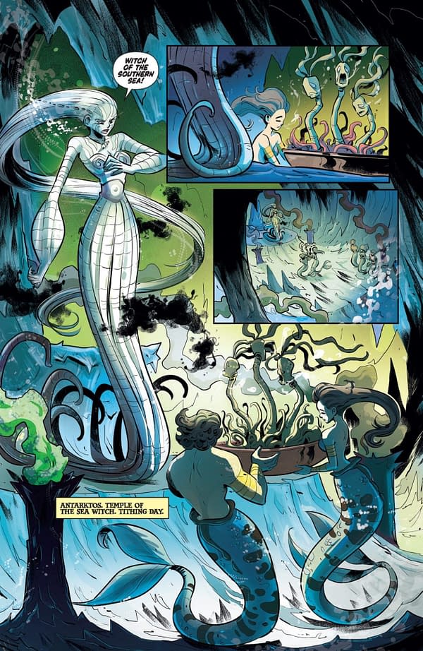 Interior preview page from Disney Villains: Ursula #1