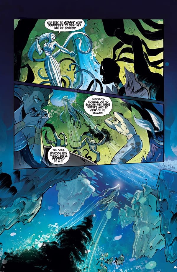 Interior preview page from Disney Villains: Ursula #1