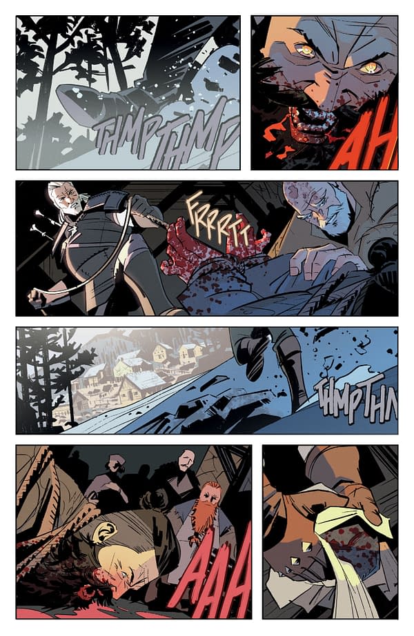 Interior preview page from THE WITCHER: BLOOD STONE #2 HASSAN OTSMANE-ELHAOU COVER