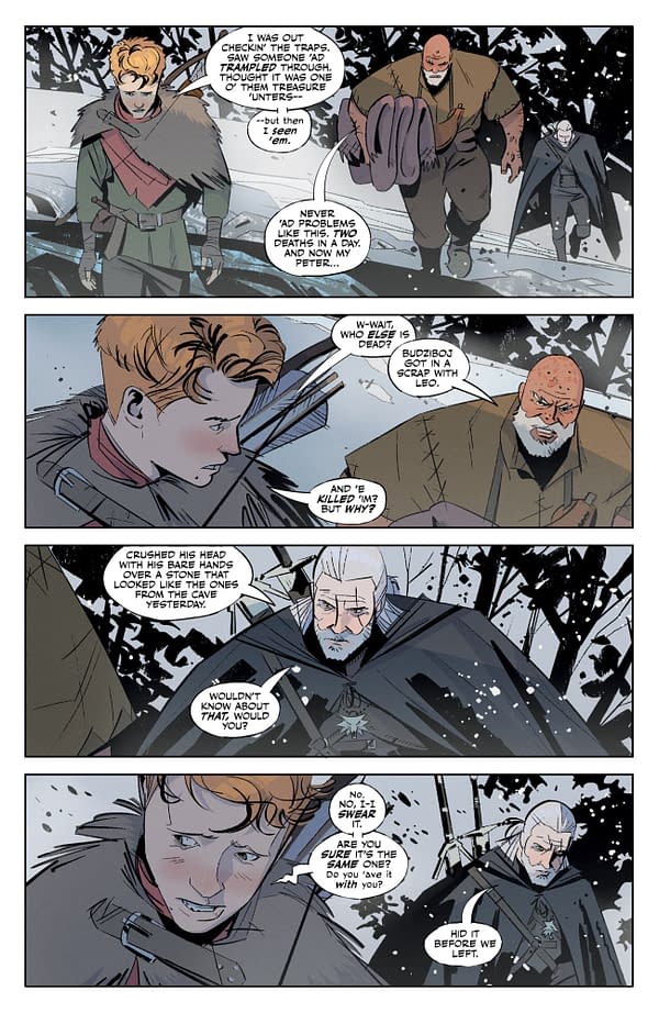 Interior preview page from THE WITCHER: BLOOD STONE #2 HASSAN OTSMANE-ELHAOU COVER