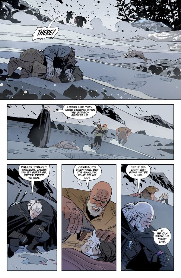 Interior preview page from THE WITCHER: BLOOD STONE #2 HASSAN OTSMANE-ELHAOU COVER