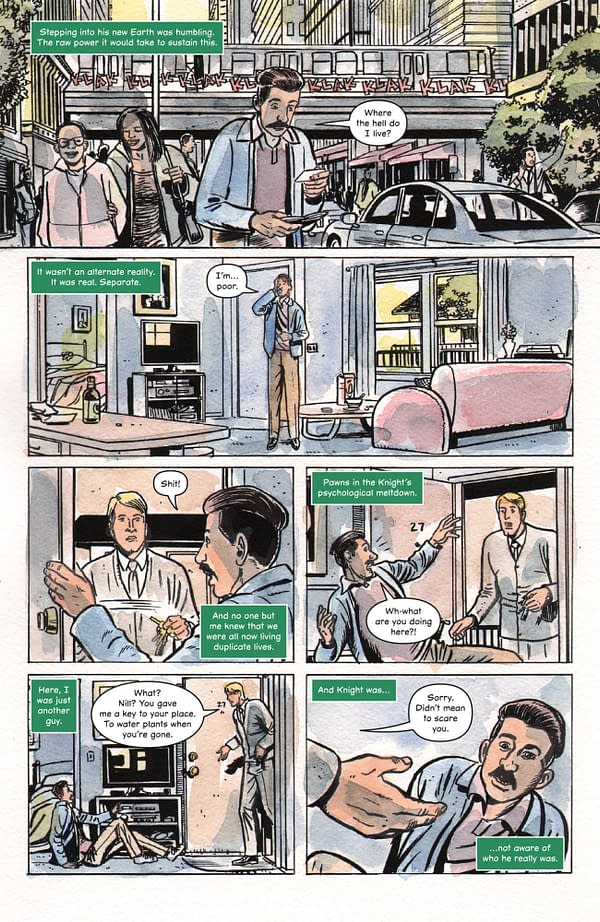 Interior preview page from KNIGHT CITY #2 JOSH REED COVER