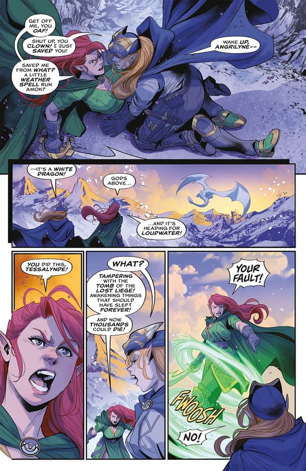 Interior preview page from DUNGEONS AND DRAGONS: THE FALLBACKS #2 RAUL ANGULO COVER