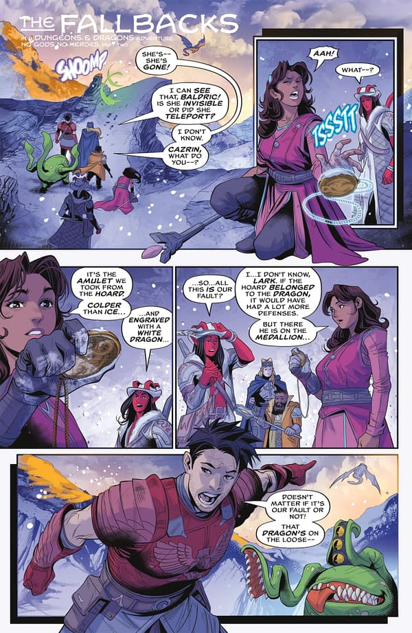 Interior preview page from DUNGEONS AND DRAGONS: THE FALLBACKS #2 RAUL ANGULO COVER