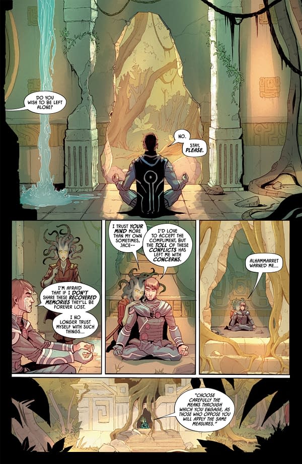 Interior preview page from MAGIC: THE GATHERING: UNTOLD STORIES--JACE #1 CLAYTON COWLES COVER