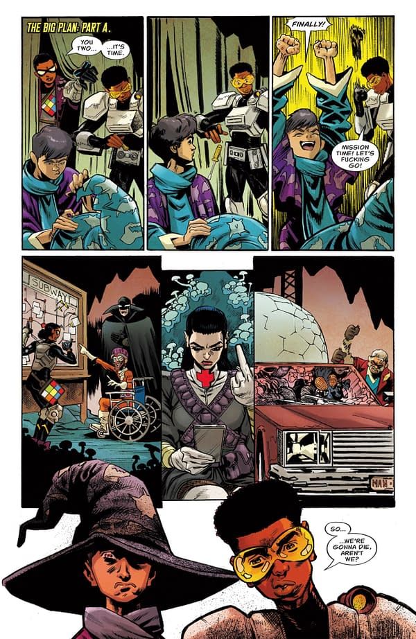 Interior preview page from MINOR THREATS: THE LAST DEVIL LEFT ALIVE #4 IAN HERRING COVER