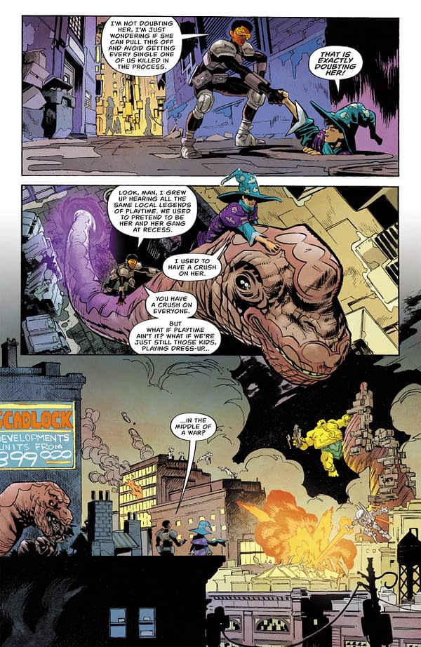 Interior preview page from MINOR THREATS: THE LAST DEVIL LEFT ALIVE #4 IAN HERRING COVER