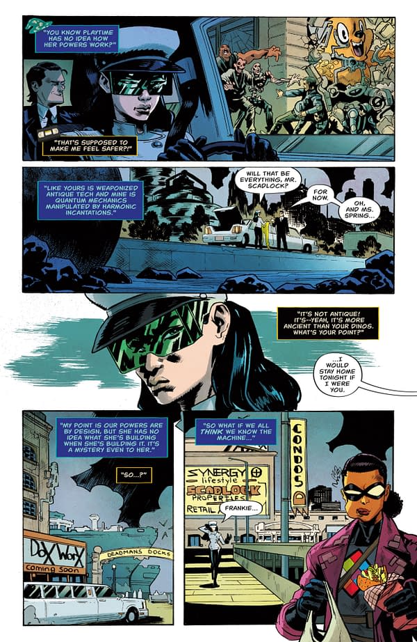 Interior preview page from MINOR THREATS: THE LAST DEVIL LEFT ALIVE #4 IAN HERRING COVER