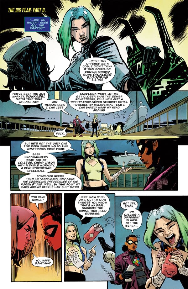 Interior preview page from MINOR THREATS: THE LAST DEVIL LEFT ALIVE #4 IAN HERRING COVER