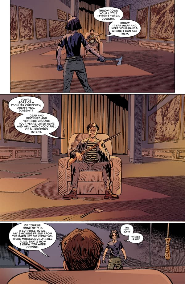 Interior preview page from DEVIL ON MY SHOULDER #4 JOSH REED COVER