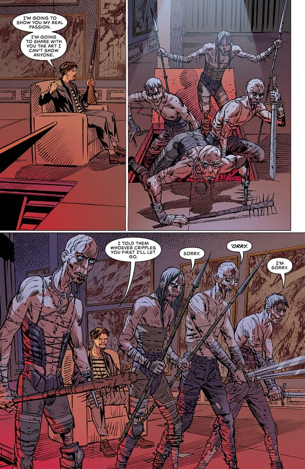 Interior preview page from DEVIL ON MY SHOULDER #4 JOSH REED COVER