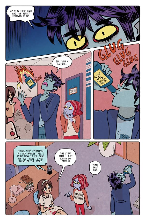 Interior preview page from TOUCHED BY A DEMON #2 KRISTEN GUDSNUK COVER