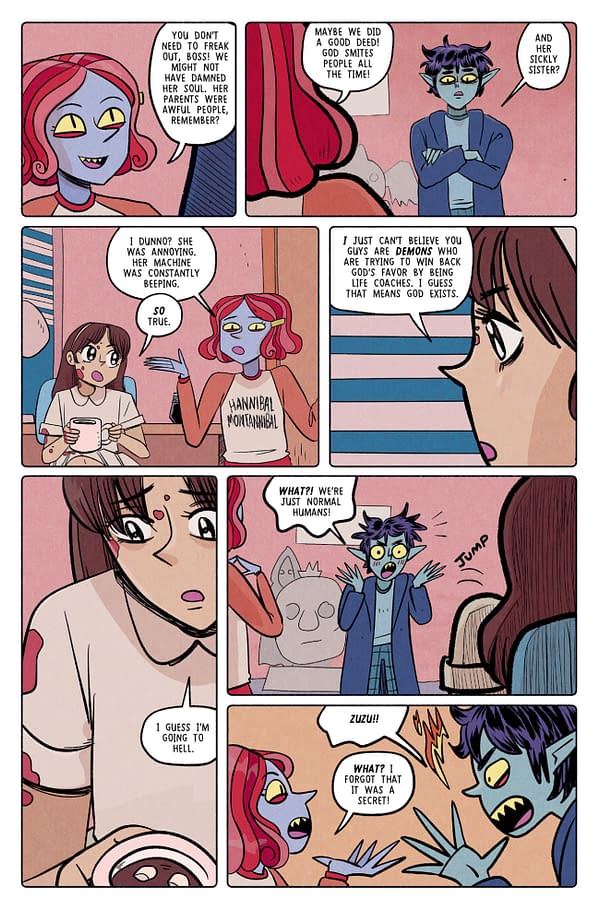 Interior preview page from TOUCHED BY A DEMON #2 KRISTEN GUDSNUK COVER