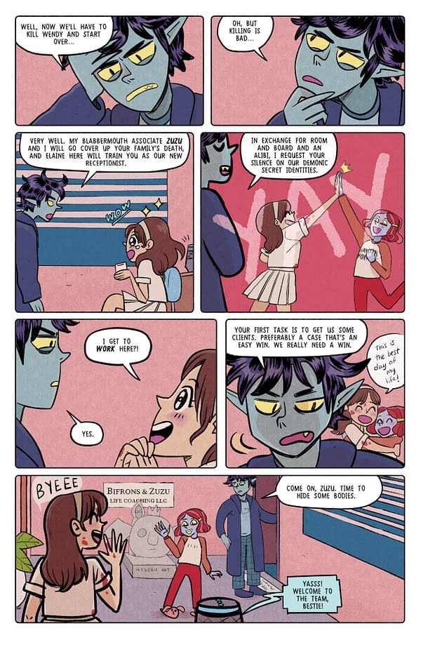 Interior preview page from TOUCHED BY A DEMON #2 KRISTEN GUDSNUK COVER