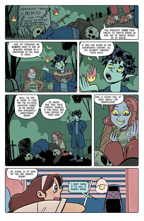 Interior preview page from TOUCHED BY A DEMON #2 KRISTEN GUDSNUK COVER