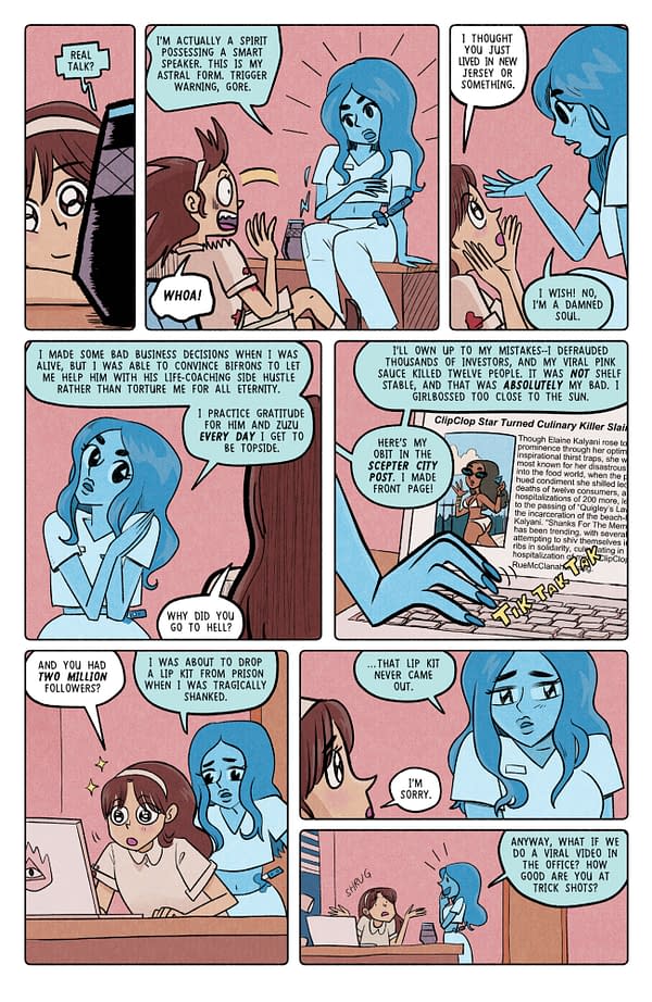 Interior preview page from TOUCHED BY A DEMON #2 KRISTEN GUDSNUK COVER